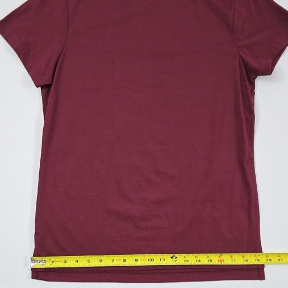 Bench Women's 3 New Crew Neck Short Sleeves Cotton Tees Pink Burgundy Grey Sz M - Picture 7 of 16